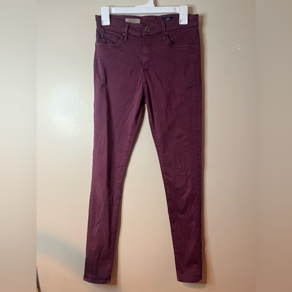 AG Adriano Goldschmied Plum Farrah High Rise Skinny Jeans EUC - Picture 1 of 10